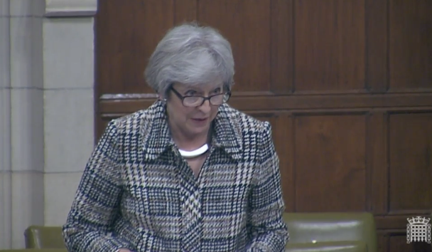 MeshCampaign's tweet photo. Theresa May, who commissioned First Do No Harm Report says: We need to hold Govt's feet to the fire on why they haven't made more progress on these issues: Mesh, Primodos, Sodium Valproate. NHS has defended itself & not admitted mistakes. Watch from 14:13 https://t.co/wZZEB9Sgu2 https://t.co/vzS50FVjXA
