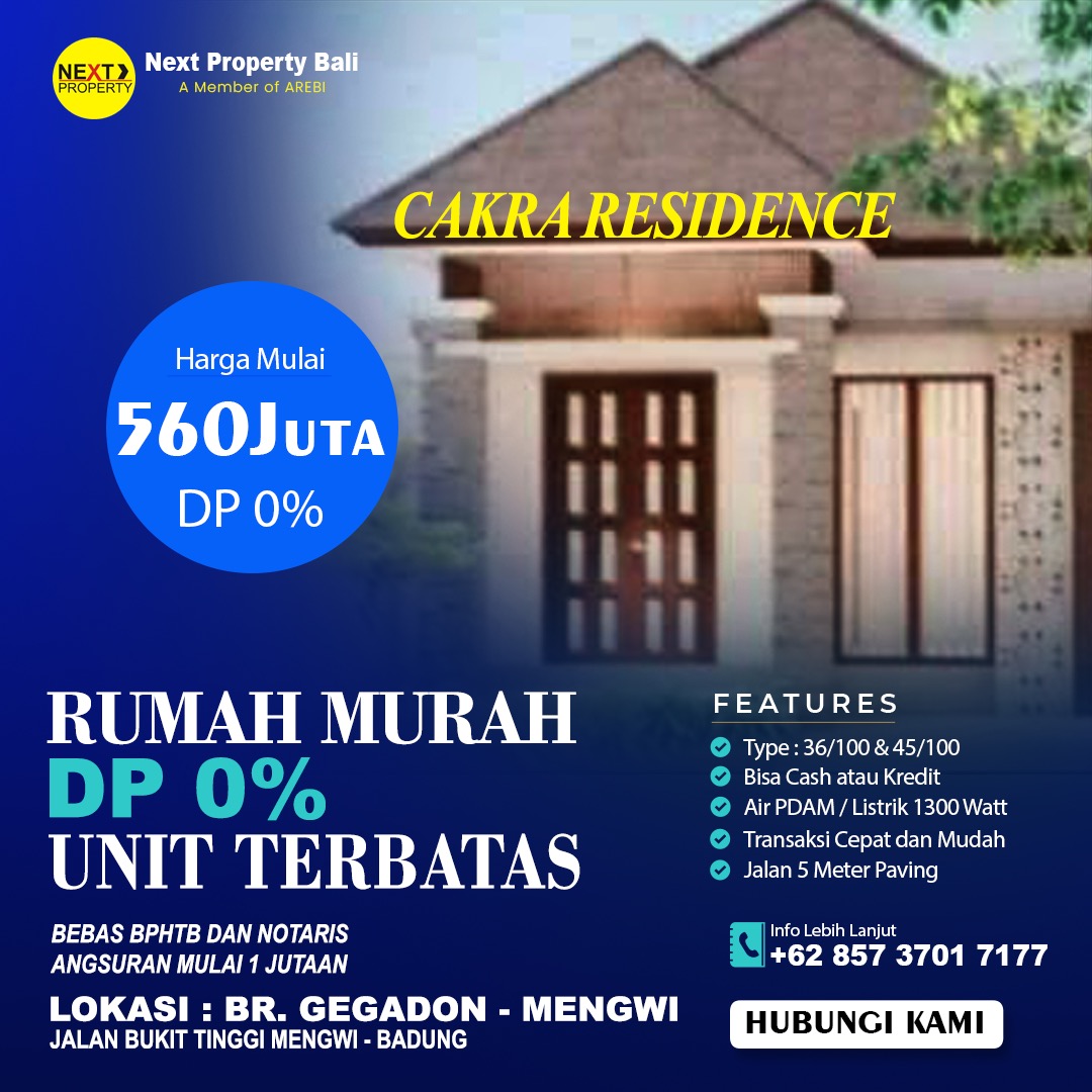 Colin_decu's tweet photo. Dapatkan rumah idaman dengan DP 0% Hanya di Cakra Résidence di Jalan Bukit Tinggi Mengwi, Br. Gegadon, Badung.
Hubungi di https://t.co/zLR5fjjcGN

#Rumah #rumahmurah #property #investasi #jualrumah #murah #badung #mengwi #tanpaDp #angsuranringan #rumahidaman #residence https://t.co/RXOQLJwLle