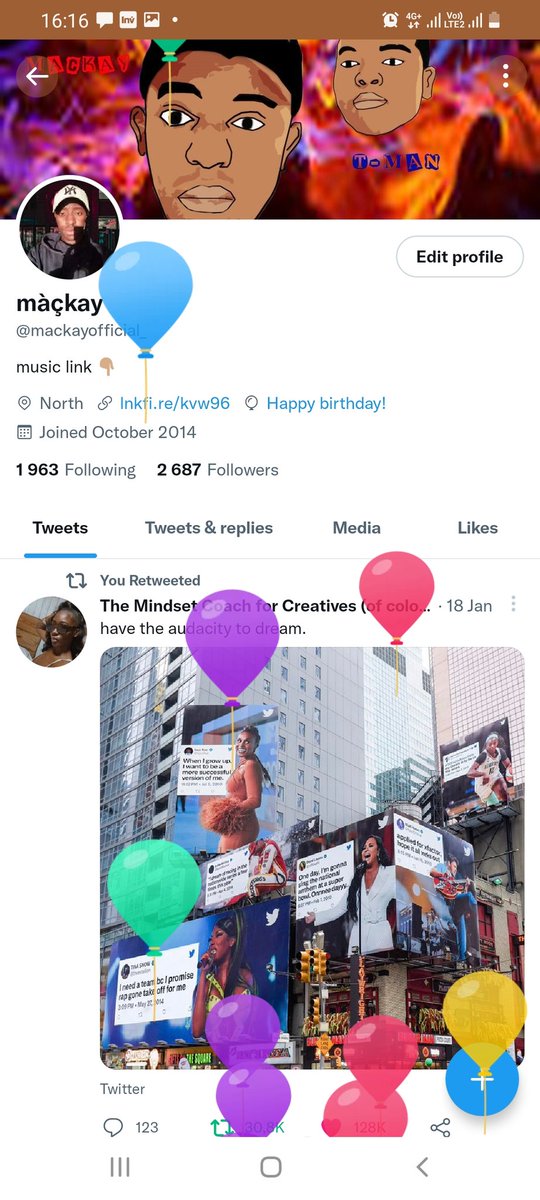mackayofficial_'s tweet photo. Balloons on my screen.
Hip hip hooray🎊🎉🎊 https://t.co/IpNv7iy6Oh