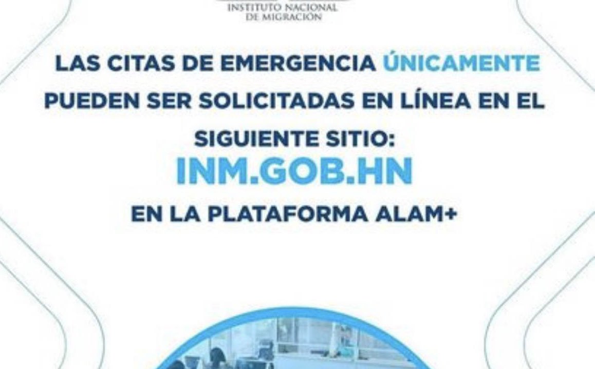🇭🇳Pasaportes de emergencia

En línea puede hacer la solicitud a nuestros Oficiales de Pasaportes.  

inm.gob.hn 

#INM #Honduras