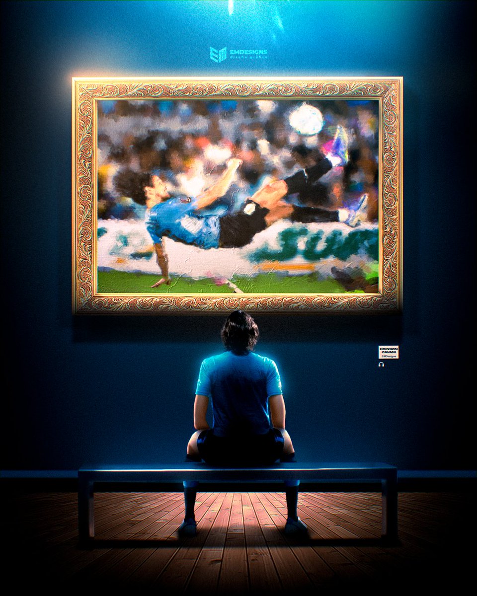 ¿Blanes, Picasso, Van Gogh? ❌
Edinson Cavani ✅🧑‍🎨🎨