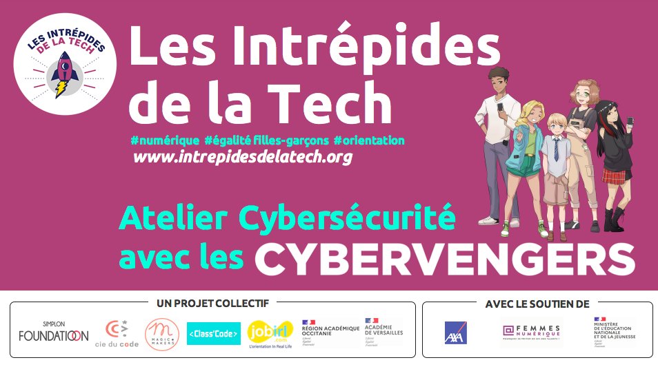 Très heureux d'annoncer aujourd'hui le lancement de notre partenariat avec <a href="/AXA/">AXA</a> pour proposer aux collégiens des ateliers de sensibilisation sur la #cybersécurité avec les #CyberVengers !
intrepidesdelatech.org
cybervengers.club