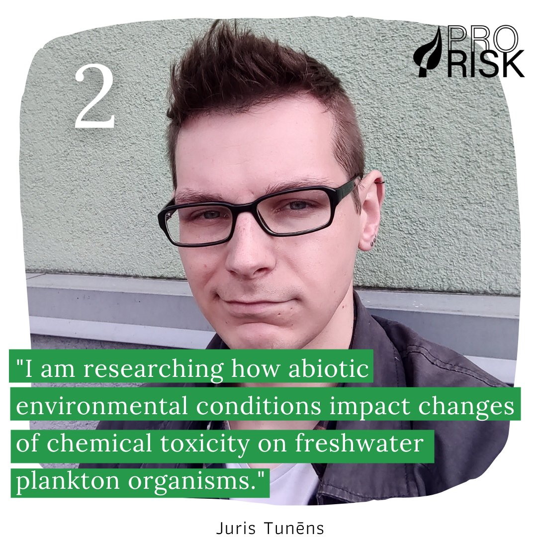 PRORISK_H2020's tweet photo. Today we are introducing our 2nd ESR, Juris Tunēns @grays_scale from Latvia. He is a PhD candidate in #ecotoxicology and #marinebiology at @NICPB https://t.co/UeQiT9XCNt