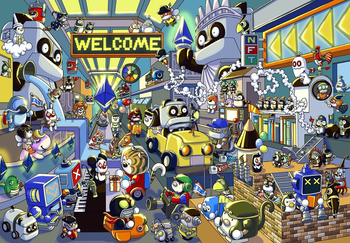 Hello my name is Win. I want to present an imaginary story through a character named "Papadou", a panda-like robot. which looks excited I was amazed at the various stories I met.
foundation.app/@Papado
#NFTshill #NFTcollections #NFTThaicommunity #NFTartist #foundationapp