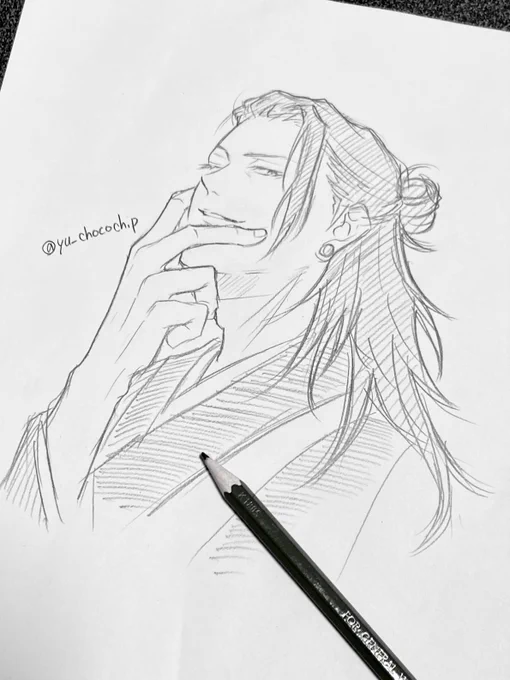 #夏油傑生誕祭2022
#夏油傑誕生祭2022

間に合ったー!

初書きの上に鉛筆書きでごめんなさい💦
またちゃんと書きます!!

夏油様ハピバー!✨✨✨ 