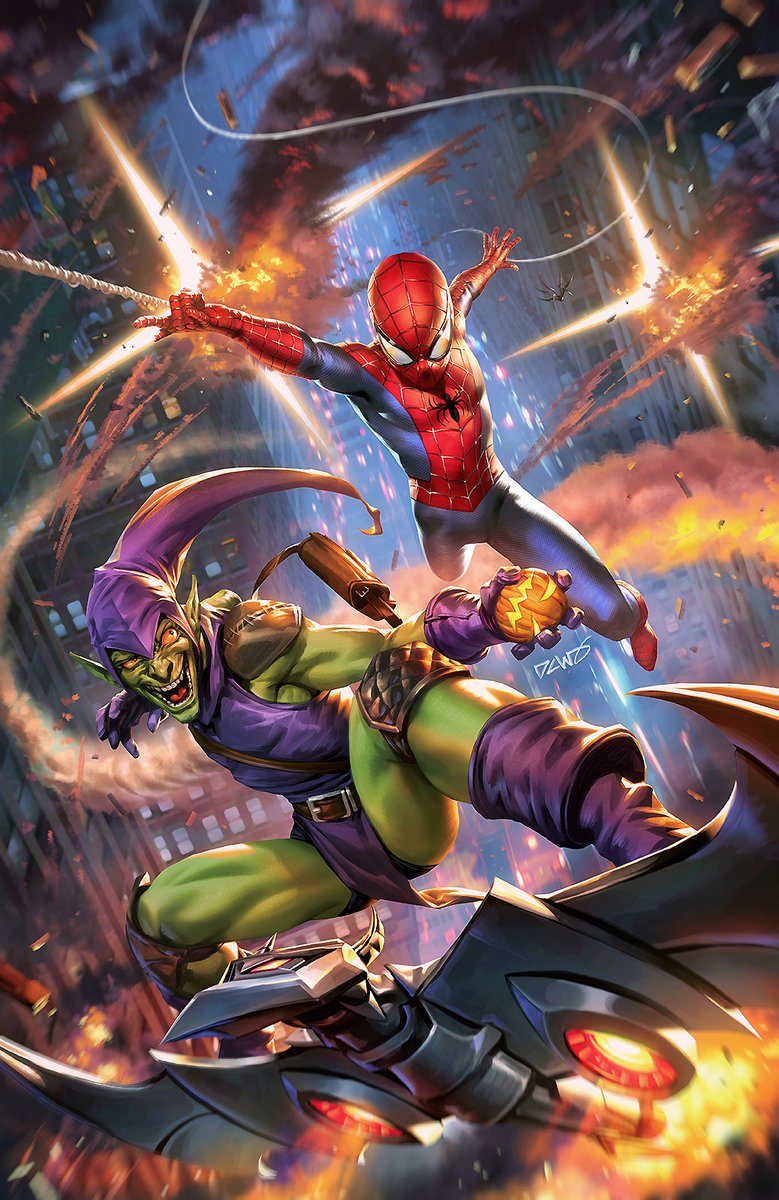 spiderman vs green goblin wallpaper