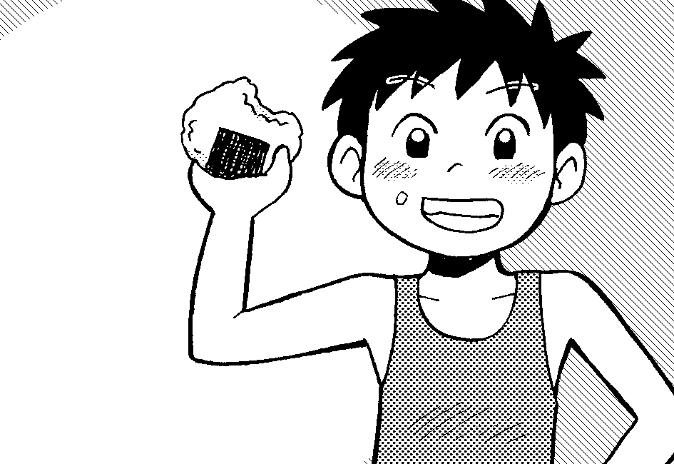 ひさひさびさびさに、水泳記録会の広告カット! 頑張れ水泳少年少女! 😊