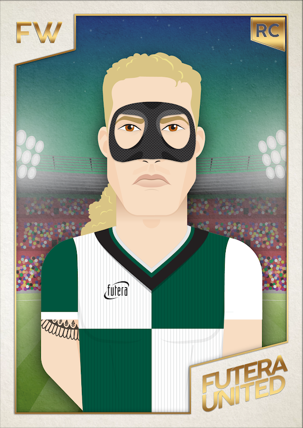 'El Luchador' Jose Manuel Miguel Perez. 
Initially a ball-playing CB with a knack of scoring from crosses. Now leading the line, his intelligent runs and athleticism allow him to occupy multiple defenders and free up space for his teammates.

@Futera_NFTs #FuteraUnited #MagicGOAT