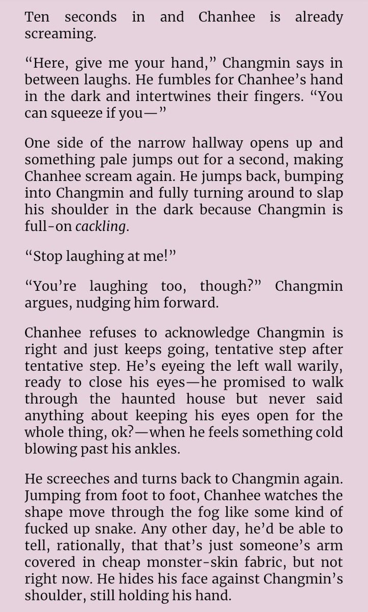setfiretofervor's tweet photo. #tigerinside2022 day 1 - nyukyu, G, 700 words 

haunted houses make the best dates 👻 https://t.co/m7IlPmVQtq