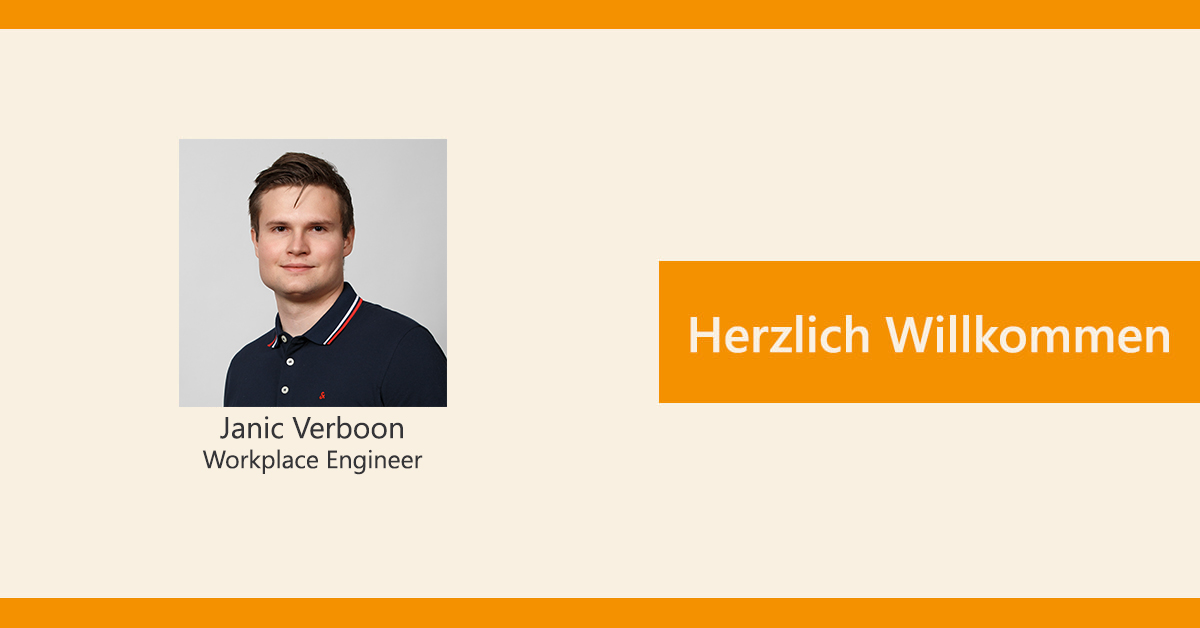 basevision's tweet photo. Welcome Janic Verboon! Wir wünschen dir einen guten Start als Workplace Engineer in unserem Team.
https://t.co/b0xEepBdpa
#BaseVISIONFamily #NewChallenge #Stelle #Jobangebot #OffeneStelle https://t.co/5c7REGM2hM