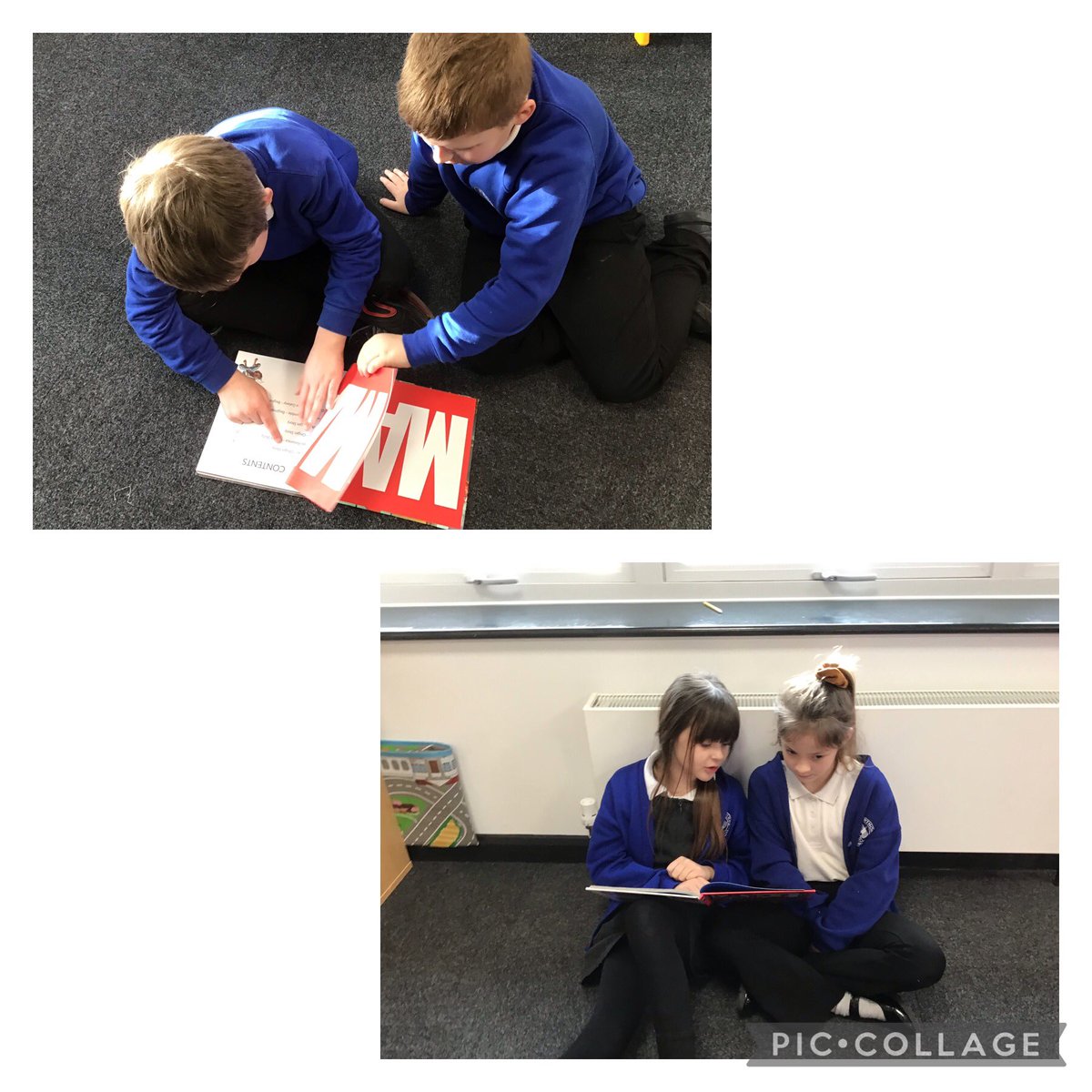 HilderthorpeSch's tweet photo. Exploring and sharing texts in our new library. 4CT are very enthusiastic for library time. #hildyear4 #hildeng #hildread https://t.co/kLt0ND8FdK