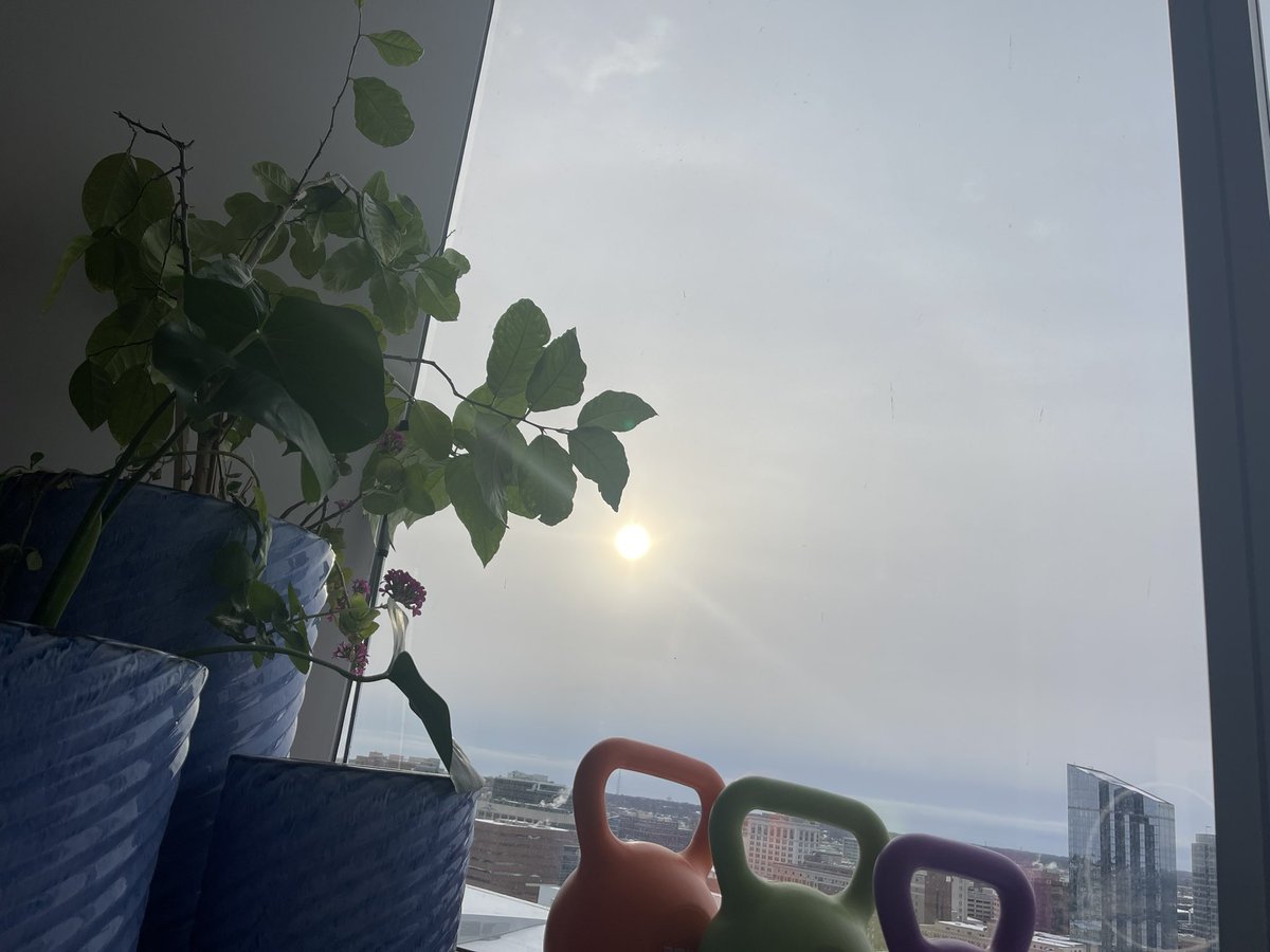 MoJoCMO's tweet photo. Felt tight this morning and #owen @Hydrow_by_CREW led an awesome neck and shoulder release. As I was breathing in and out I relished #sunshine in a #Michigan winter! #HydrowCommitToFit https://t.co/Ur24oYvR6z