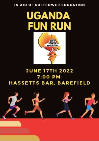 conroy027's tweet photo. Ugandan 6km Fun Run on June 17th in Barefield.  
AIM - Raise funds for special needs &amp; primary school children. UGANDAN schools closed for 2 years due to COVID 

@softpoweredu #Uganda #Ugandans https://t.co/bmC7xaOPs3