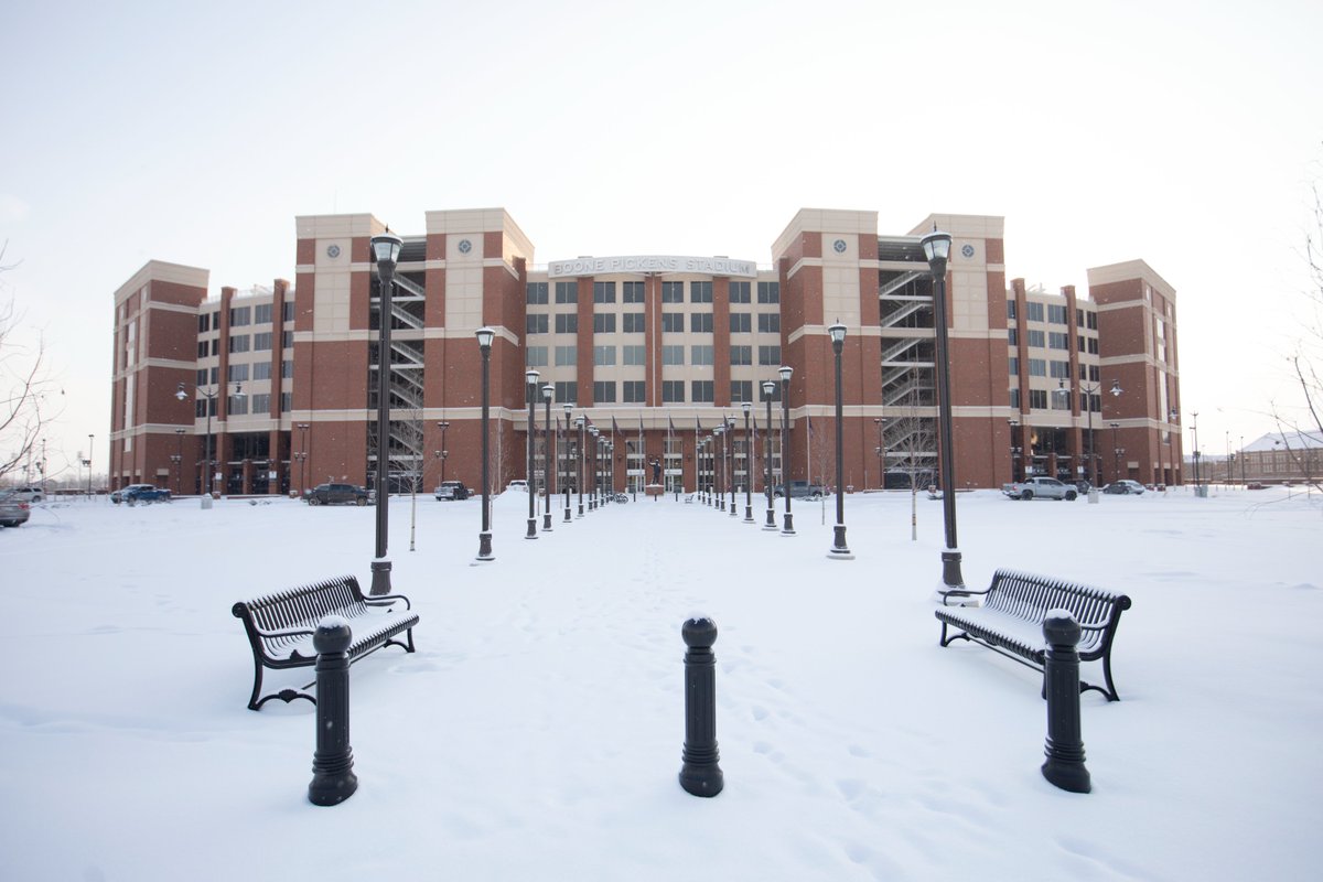 Let it snow ❄️

#NextLevel I #GoPokes