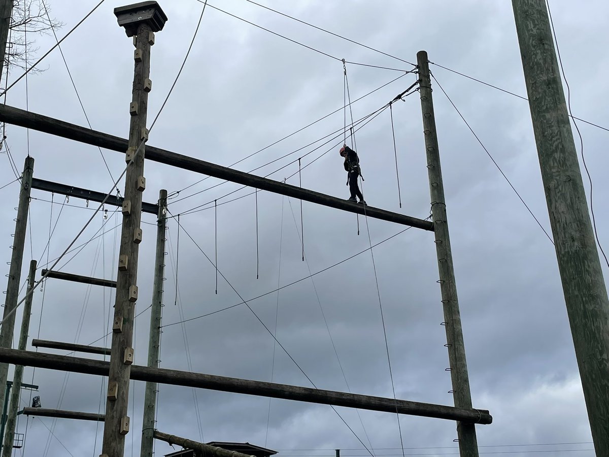 ElcocksMiss's tweet photo. High ropes! https://t.co/s6pn44DDVT