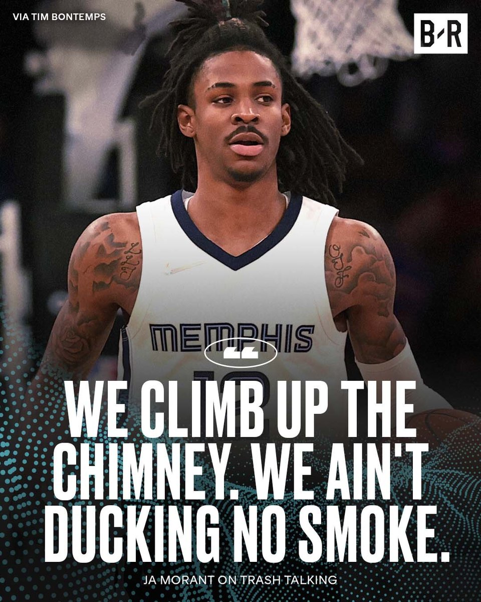 BleacherReport's tweet photo. "We're gonna let everybody know we're here."

@JaMorant isn't scared 🗣 https://t.co/sZTCsxso0p