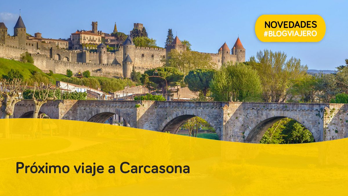 viajerosanaya's tweet photo. En el #BlogVIajero de hoy queremos descubriros de la mano de la viajera y blogger @LauDFN la ciudad de #Carcasona🏰, una auténtica burbuja que te transportará a siglos pasados con un aroma medieval único. 🇫🇷👉 https://t.co/DVTWi0ykxF https://t.co/izYrzjKC4u