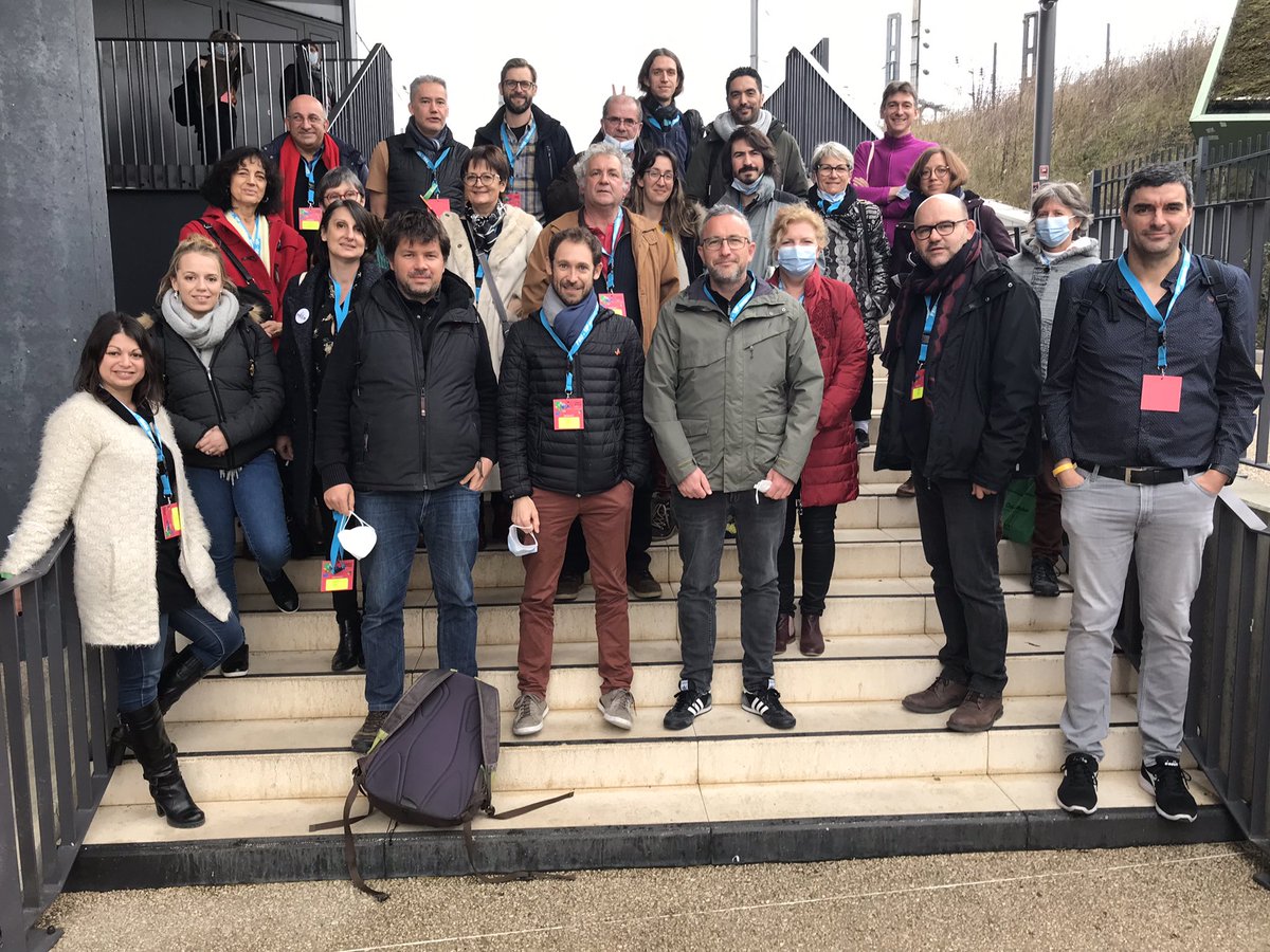 FsuPaca's tweet photo. Les militantes et les militants de la Fsu de la région paca, presque au complet, pour travailler à Metz à la construction des mandats de la fédération pour les trois prochaines années https://t.co/t0JBytjsae