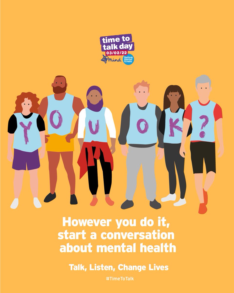 Today we are supporting #timetotalkday. One in 4 of us will experience a mental health problem in any given year and we want everyone to feel supported to talk about mental health and feel empowered to seek help when we need it. #responsible #contruction @MindCharity @Rethink_