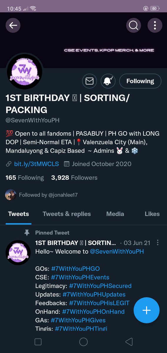 imLyn91's tweet photo. @Seoul_Merchant @SevenWithYouPH Done po🙂💜🙏🙏 https://t.co/EOFk1759ro