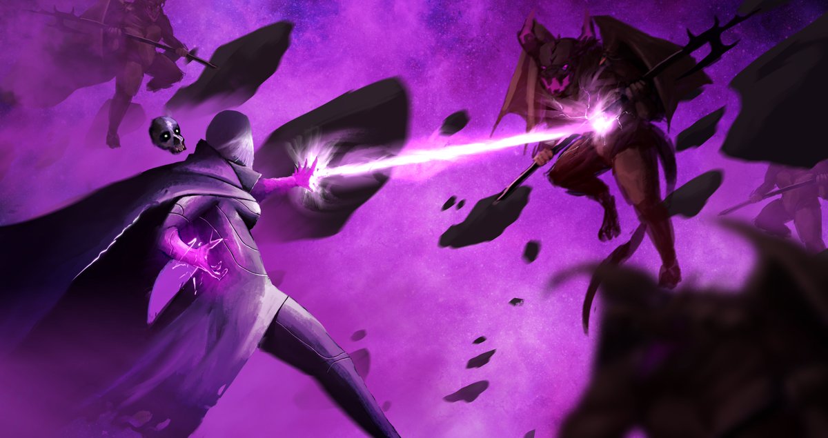 skvllpvnkz's tweet image. "This was a battle that shook the skies. My brother Kal had us overpowered. If he had succeeded in claiming the Magic Skvll, darkness would consume all light. Havoc would prevail, giving rise to eternal chaos and despair."

opensea.io/collection/skv…

#NFT #NFTCommunity #skvllfam