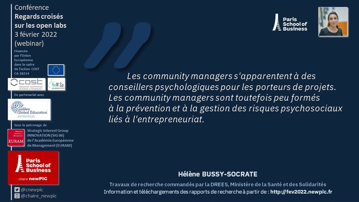 Présentation des résultats de l’enquête dirigée par <a href="/helenebussy/">Helene</a> pour la DREES dans la cadre du webinar que nous organisons sur les #openlabs. A suivre la dernière table ronde de la journée avec <a href="/Willa_off/">WILLA</a> <a href="/associationjlf/">Jean-Luc François</a> <a href="/assocresus/">CRÉSUS</a> <a href="/RucheParis/">La Ruche</a>