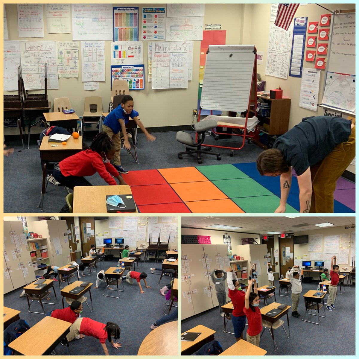 Yoga is a great way to relax our minds and bodies. Way to go, <a href="/ChambersCharger/">Chambers Elementary</a> second graders! I enjoyed stretching with your class and preparing for the day!🧘‍♀️ #yoga #mindfulness <a href="/AlexAddy6/">Mr. Addy</a> <a href="/AliefISD/">Alief ISD</a> <a href="/AliefWellness/">Alief ISD Physical Education and Health</a>