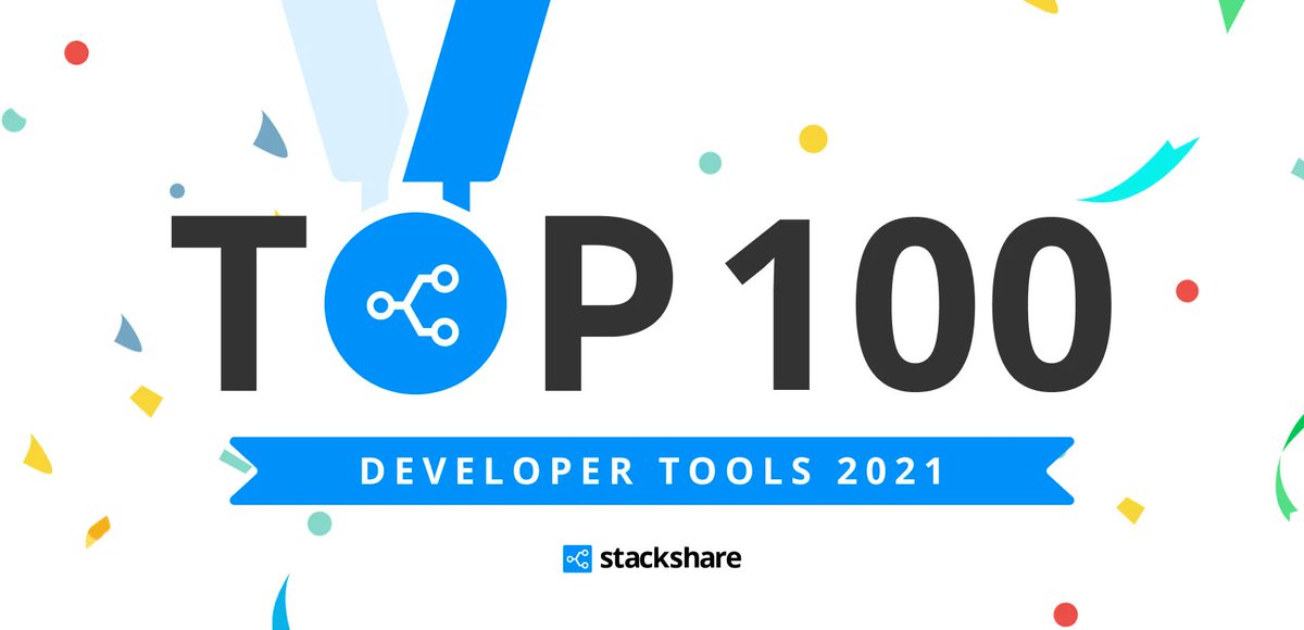 stackshareio's tweet image. The moment we&apos;ve all been waiting for has arrived!

🏆 Announcing the Top 100 Developer Tools of 2021: buff.ly/3LiTel1 

See if your favorite tools made the list 👀 #StackShareAwards