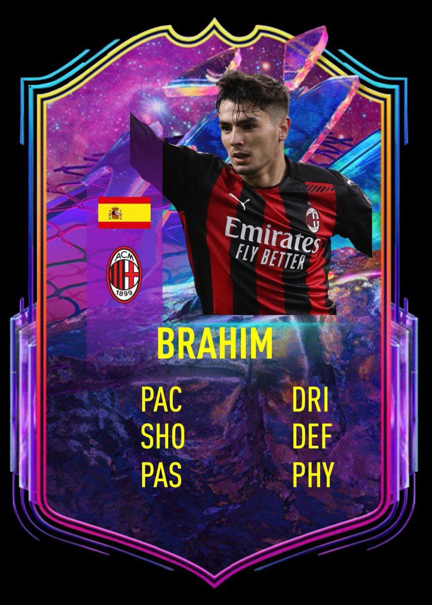 FondatoriFut's tweet photo. 🚨- BRAHIM DIAZ FUTURE STARS SARÀ SBC UFFICIALE! 

(Ma che feticismo ha l’EA nei confronti del Milan?) 

✍️ - Fateci sapere nei commenti cosa ne pensate ! 

#brahimdiaz #milan #seriea #fifa22 https://t.co/hKeGs7qcnn