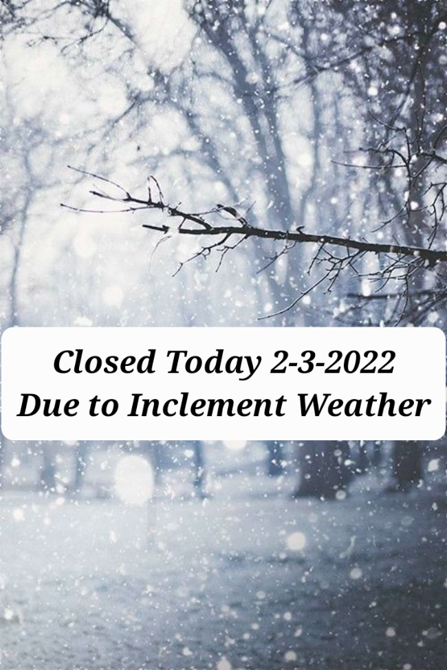 JarrellDentist's tweet photo. We will be closed today Thursday, February 3, 2022 for the saftey of our patients and dental team. This will give our area road crews time to clear the roads for safe travel, and possibly allow us to see our scheduled patients Friday, February 4, 2022. https://t.co/v08eK1u1rv