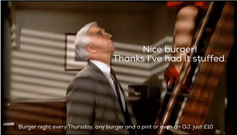 totterdownshake's tweet photo. Thursday is burger night at the Shakey, any burger with a selection of pints just £10. #totterdown #bristol247 #365bristol #whatsonbristol #foozie #bristoleats https://t.co/wnKmk6kFcT