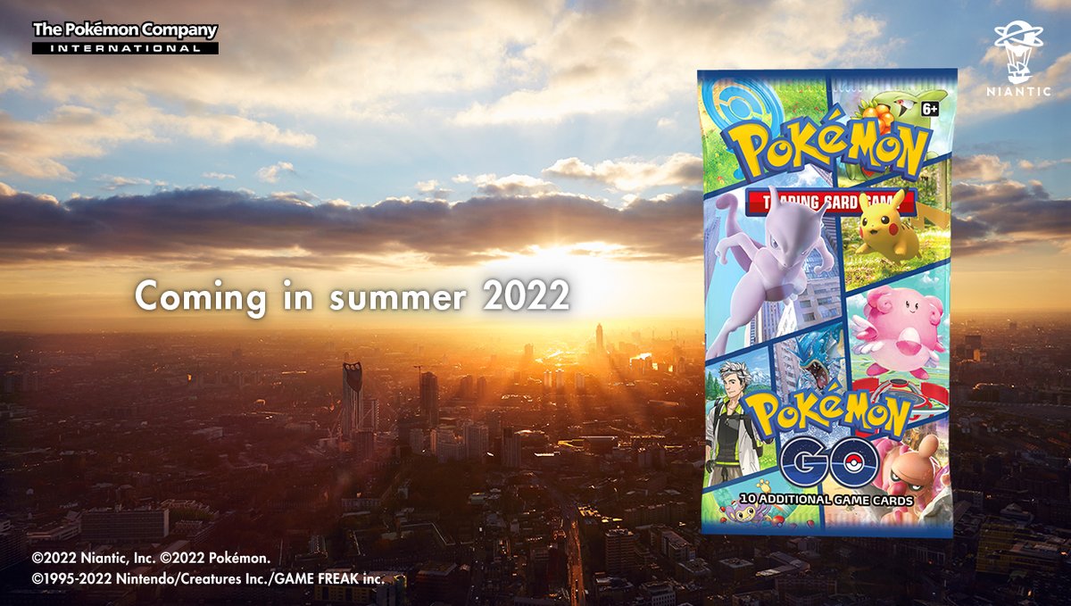 PokeGuardian's tweet photo. Pokémon TCG: Pokémon GO Set Announced for Summer 2022

Read more on PokeGuardian

https://t.co/lziJ1661C9

#PokemonTCG #Pokemon #ポケカ #ポケモンカード #PokemonGO https://t.co/4EZ70dm7hF