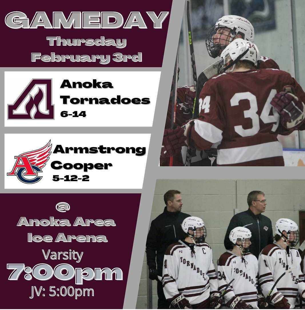 Anoka HS Hockey (@atownpuck) on Twitter photo 