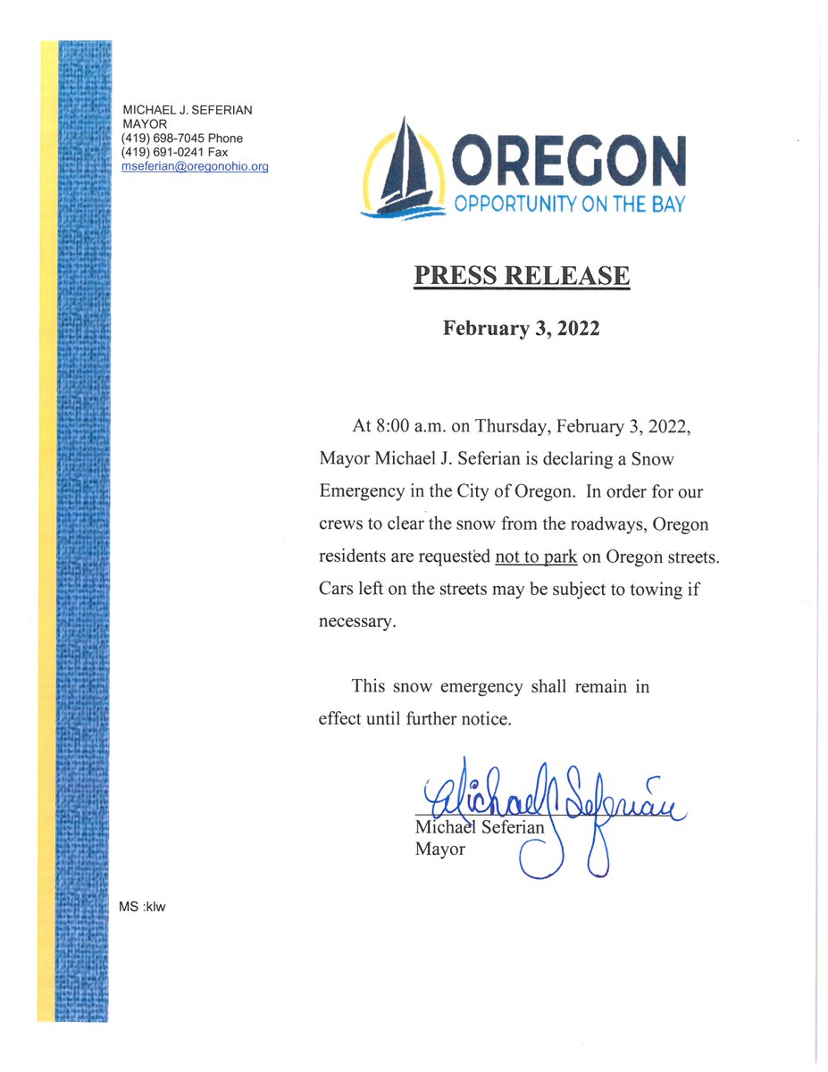 Oregon Ohio Police tweet media