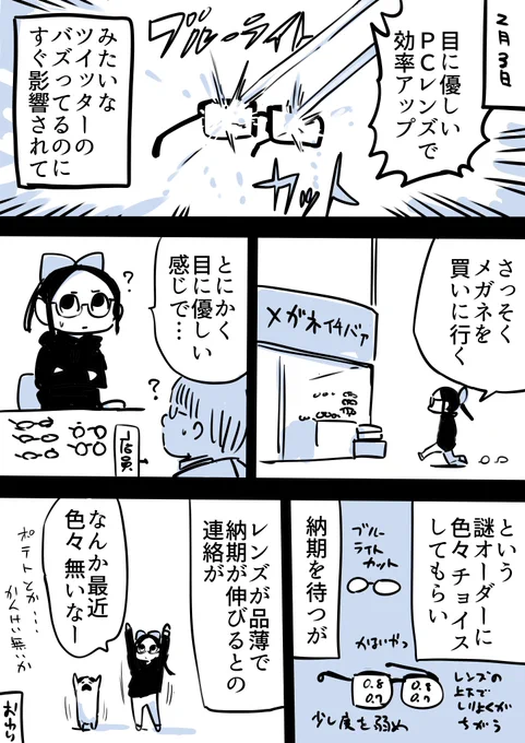 メガネ買った 