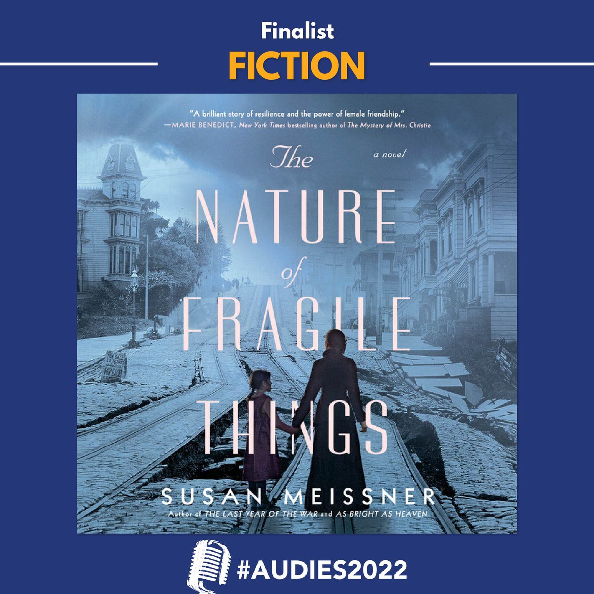 I am beyond thrilled to share that THE NATURE OF FRAGILE THINGS is a finalist for  #Audies2022! Likewise incredibly grateful to the amazing <a href="/AlanaKCollins/">Alana Kerr Collins</a> for her performance! She nailed it… <a href="/PRHAudio/">Penguin Random House Audio 🎧 📚</a>
