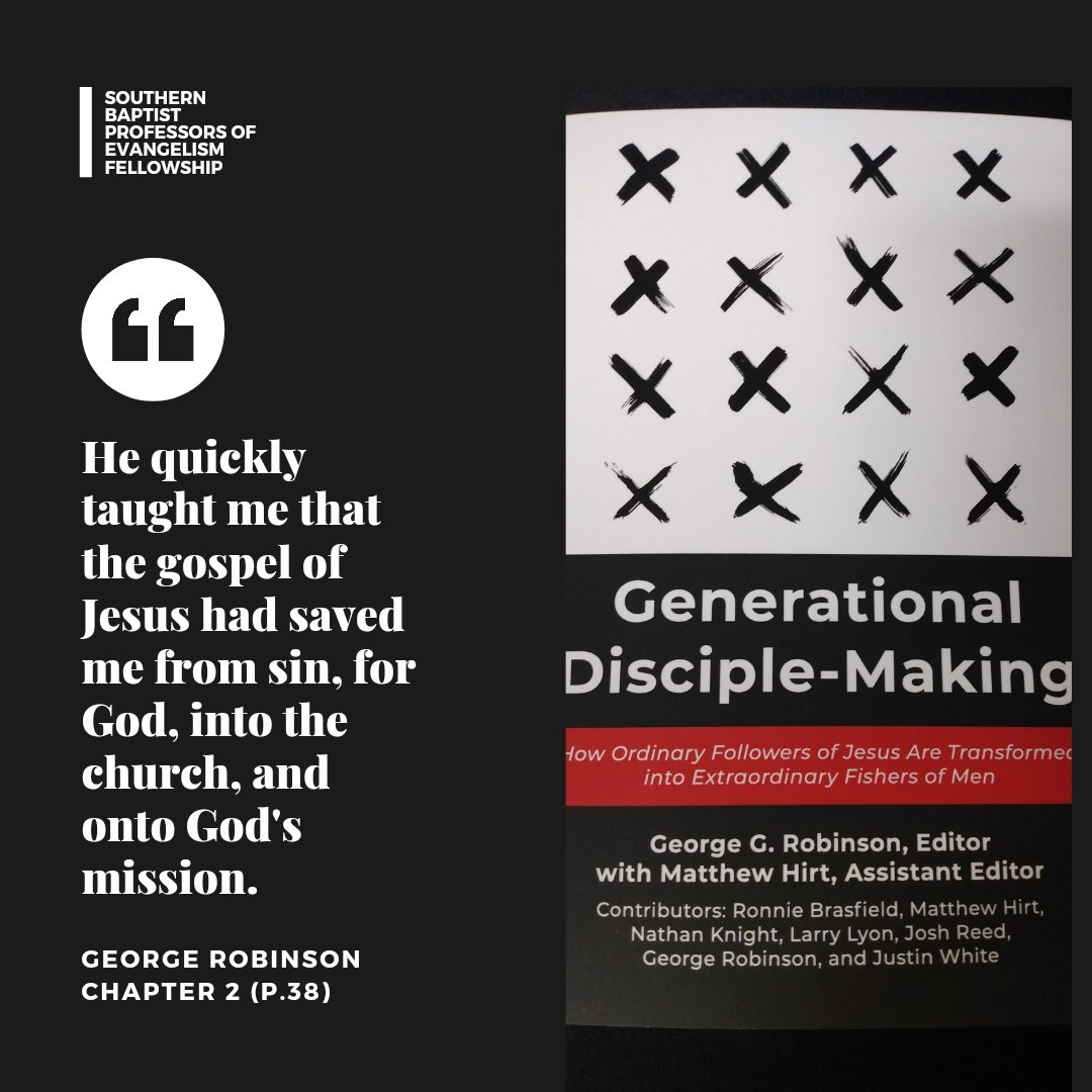 Day 2 of our walk through <a href="/SEBTS/">Southeastern Baptist Theological Seminary</a> Prof @drggrobinson's edited work from <a href="/RainerPublish/">Rainer Publishing</a> brings us to a focused statement on how salvation enlists us in God's mission.