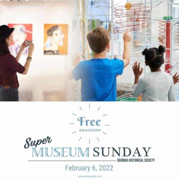 THIS WEEKEND - Sunday, February 6th - Get FREE admission to dozens of sites across Georgia for Super Museum Sunday! Learn more at is.gd/oSocIF

#NorthGeorgia #GeorgiaMuseums #GeorgiaHistory #HistoricGeorgia #SuperMuseumSunday #GaHeritage #FreeStuff #Freebies ...