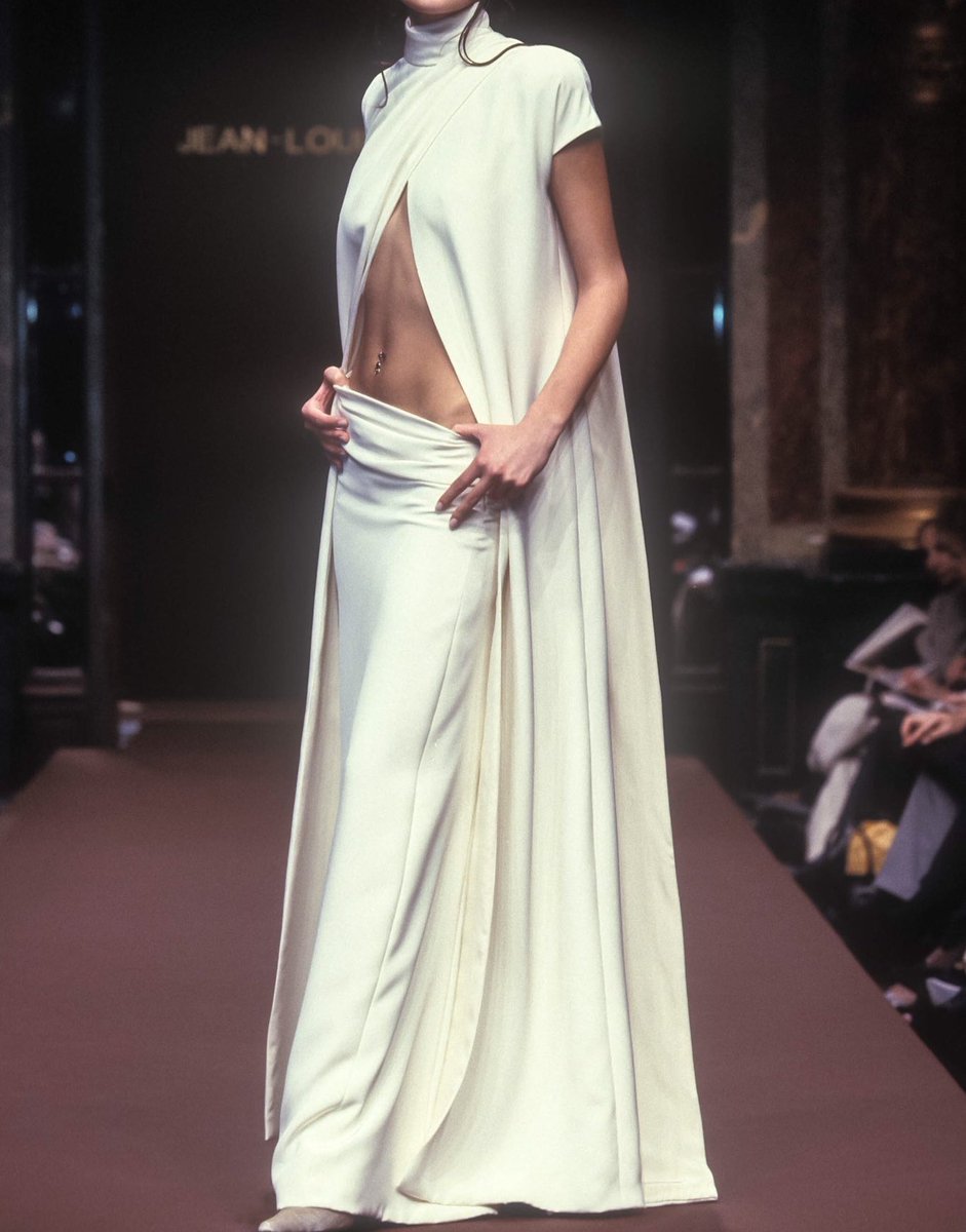 DUDA on X: jean louis scherrer haute couture spring/summer '99   / X
