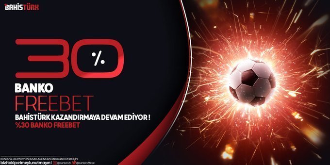 🧧%30 Banko Freebet ile BahisTürk'de şölen devam ediyor!

🏮Fırsatlara seyirci kalma; bahisturk252.com