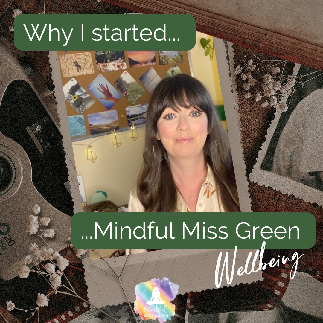 New YouTube Video! Why I started Mindful Miss Green Wellbeing youtu.be/SQrFMM77RV8 #wellbeingineducation