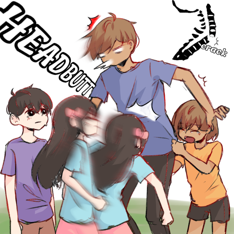 mihnti's tweet photo. Tantrums #omorifanart https://t.co/qmZdeRkkml