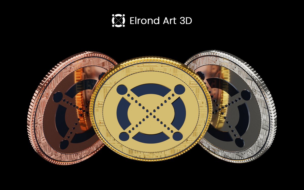 Elrond Art 3D NFT tweet media