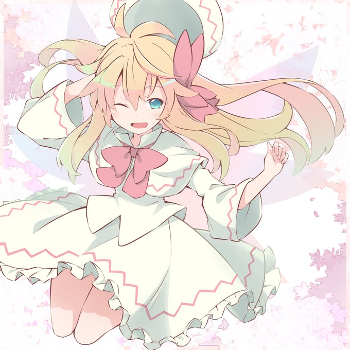 立春なので再掲させて!
#東方Project  #リリーホワイト 