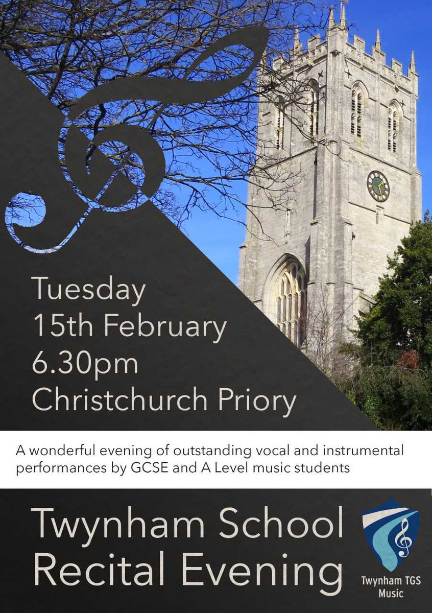 Please come along and hear some of our talented A level and GCSE students prepare pieces for their final recitals in the wonderful Priory setting!