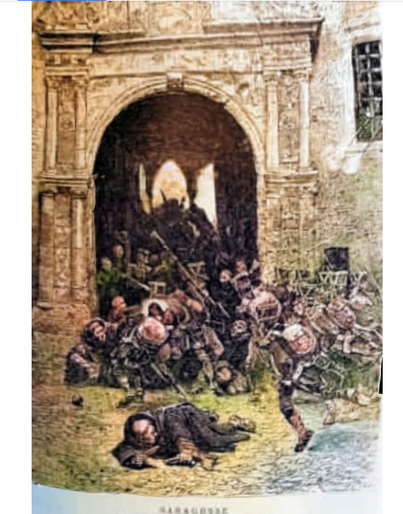 asocsitios's tweet photo. El 3 de febrero de 1809 cae el convento de Jerusalén (actual tienda Mango del Pº Independencia),  defendido hasta el fin, entre otros por los héroes Mariano Tabuenca y el coronel Simonó, que perecieron en dicha defensa. #SitiosdeZaragoza #MarianoTabuenca #Simono https://t.co/Bwl6c0GVeB