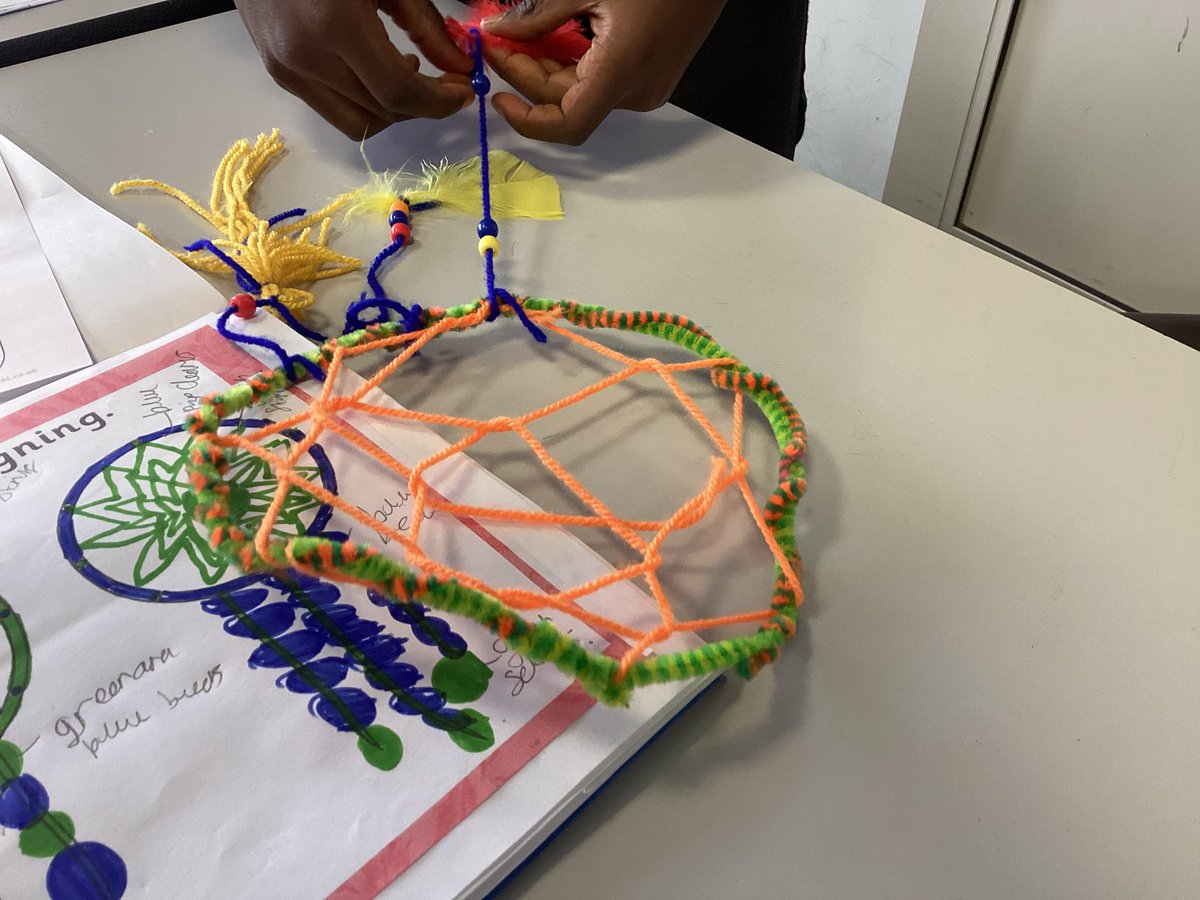 RavensdalePS's tweet photo. Year 5 have been busy making their dream catchers in their Dimensions curriculum! Take a look at these amazing creations that the children have made today. #rpsy5 #rpsdt #smashedit https://t.co/y3uaUhR3MD