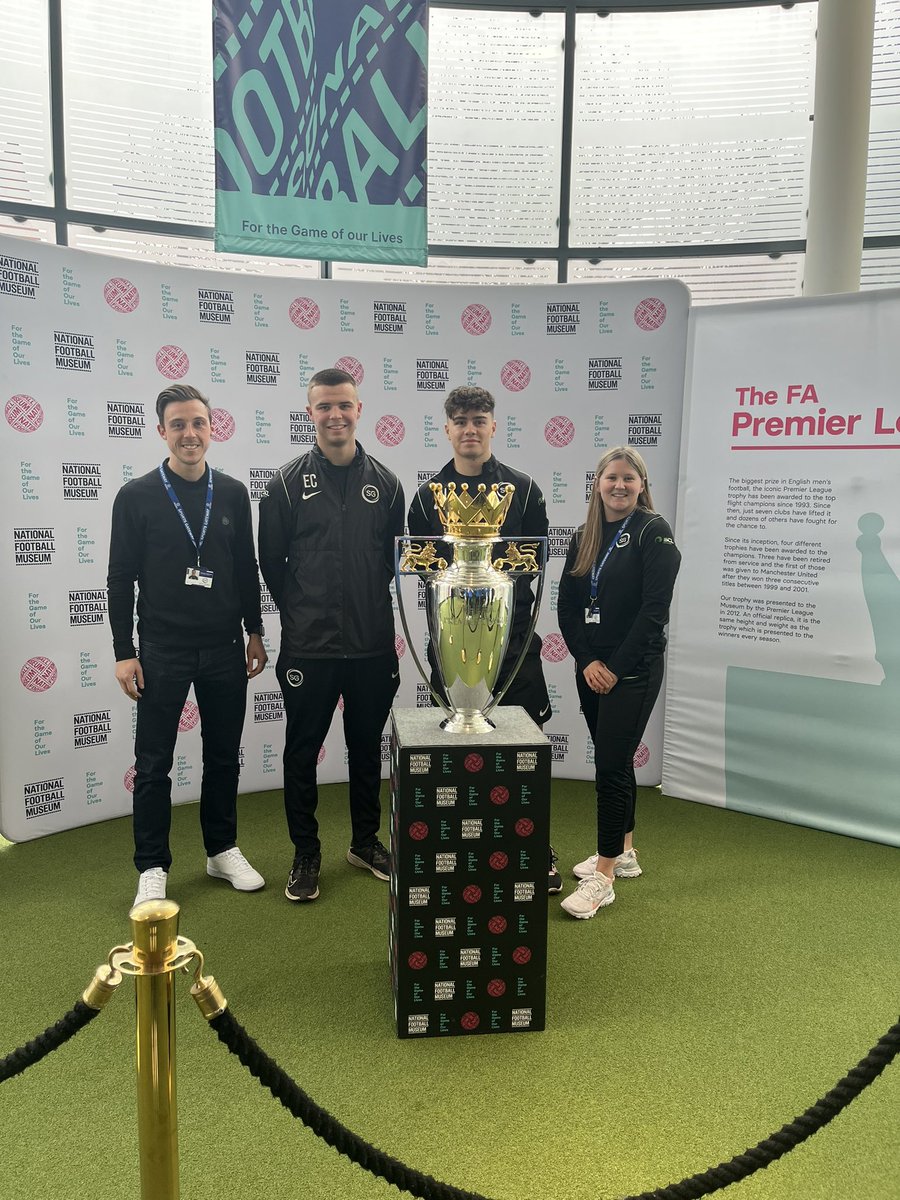SportsGateway1's tweet photo. Fantastic afternoon at the National Football Museum with lots to look at and opportunity for learners to show off their skills 👀 https://t.co/8C52TcBhLG