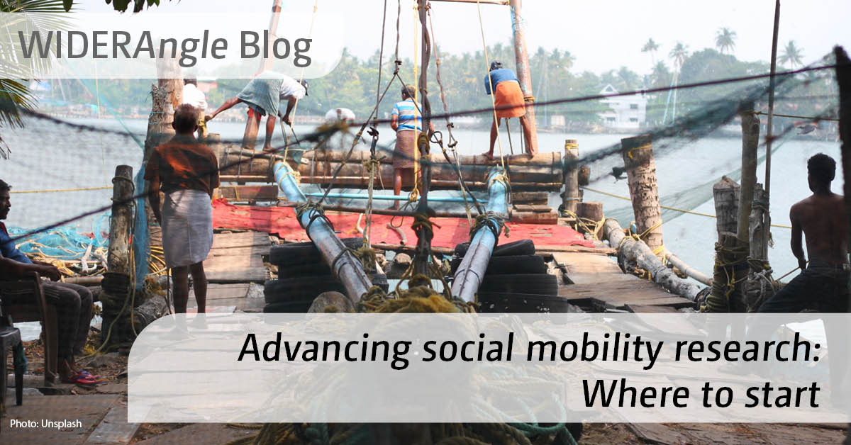 New blog! 

<a href="/PatrizioPiraino/">Patrizio Piraino</a> talks through some of the ways to expand the seminal intergenerational mobility model for developing country contexts. Check it out ➡️05 go.unu.edu/virZG

#SocialMobility #GlobalDev
