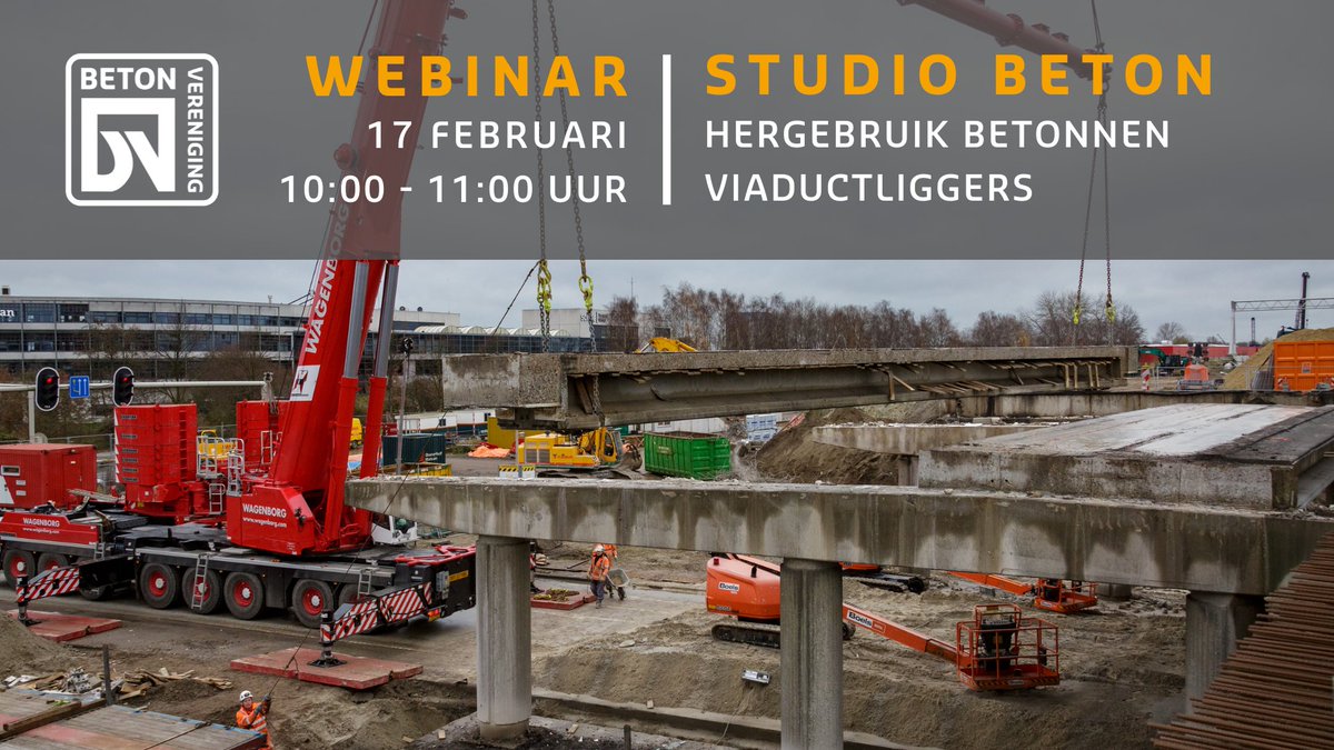 Waarom nieuwe betonnen liggers bestellen als je ook kunt hergebruiken? Volg het #webinar do. 17 feb. over #circulariteit met sprekers <a href="/Rijkswaterstaat/">Rijkswaterstaat</a>  @RHDHV_NL <a href="/NebestBV/">Nebest B.V.</a> <a href="/rotterdam/">Gemeente Rotterdam</a> 

Info &amp; aanmelden: 👉🏻 ow.ly/GicI50HLGMq

#bouw #concrete #circulaireeconomie #duurzaamheid